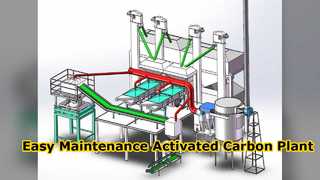 सक्रिय कार्बन प्लांट आसान रखरखाव 220V 380V
