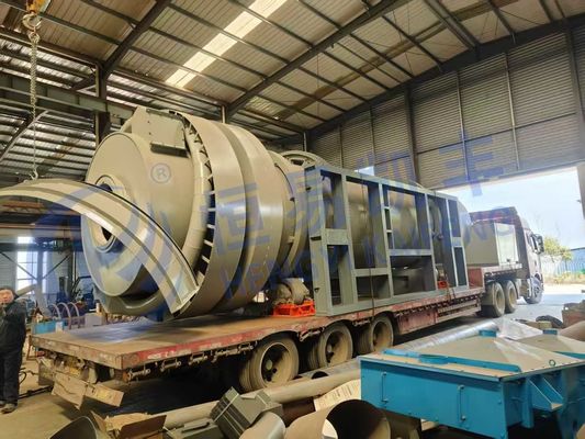 साइट पर स्थापना 304 स्टेनलेस स्टील के साथ कार्बन सक्रियण भट्ठी और तापमान समायोजन 900-1000C